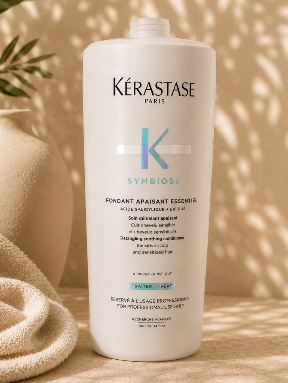 Kerastase Jumbo 34 FL OZ Synbiose Soothing Hair Conditioner Salicilic Acid - NEW